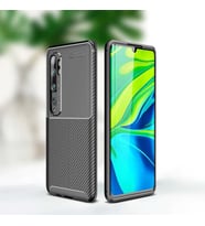 Xiaomi Mi Note 10 Kılıf Esnek Soft Karbon Tasarım Legion Serisi (Siyah)