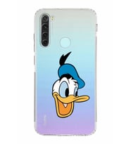 Xiaomi Redmi Note 8  Kamera Korumalı Kapak Donald Duck Tasarımlı Şeffaf  Kılıf