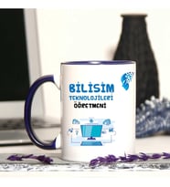 Bilişim Teknolojileri Öğretmenine Özel Öğretmenler Günü Hediyesi Kişiye Özel Kup