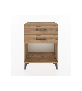 Arges Komodin 2 Çekmeceli 60x30x80 Çam-Çam