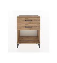 Arges Komodin 2 Çekmeceli 60x30x80 Çam-Çam