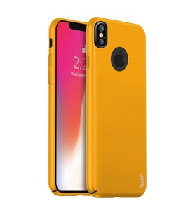 Buff iPhone X ile Uyumlu Slim Fit Kılıf Yellow