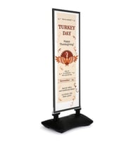 Wind Pro Slim Siyah Kaldırım Panosu