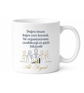 İnsan Kaynakları Yöneticisine Özel Mülakat Yetenek Performans Kupa Bardak Hediye