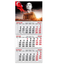 Keskin Color 2020 Gemici-Denizci Takvimi Atatürk Resimli Spiralli