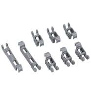 Bosch İle Uyumlu SMS53E02TR Bulaşık Makinesi Katlanır Tabaklık Klips Seti - 00611472, Siemens İçin