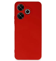 Durukar® Redmi 13 4G Kılıf First Silikon - Kırmızı