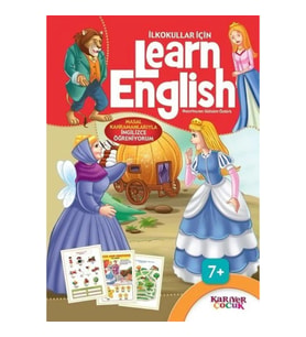 İlkokullar İçin Learn English - Kırmızı