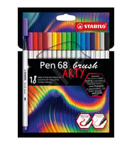 Stabilo Keçe Uçlu Boya Kalemi Pen 68 Brush Arty 18 Li Renk