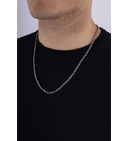 Gümüş Pazarım Sarmal Model Trend Erkek Çelik Zincir