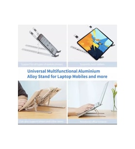 Ayarlanabilir Katlanabilir Laptop ve Tablet Standı, Pratik ve Şık Tasarım