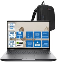 Hp Zbook Fury G1I Intel Core Ultra 9 285HX 64GB Ddr5 512GB SSD 16GB/RTXPRO4000 Blackwell 16" Wuxga IPS 400NIT Windows 11 Pro Taşınabilir Bilgisayar C65G3ESP21 + Zettaçanta
