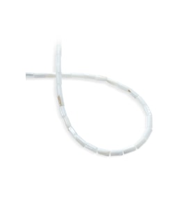 Sedef Doğal Taş Beyaz Silindir Kesim 4x8mm Dizi