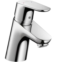 Hansgrohe Focus Modern Upgrade Easy Clean 1 12,7 Cm Yüksekliğinde Krom Lavabo Armatürü, 04370000