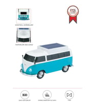Torima D70 Yeşil Vosvos Tasarımlı Solar Şarjlı Bluetooth Hoparlör 5W Güçlü Ses