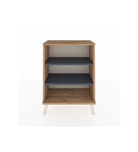 Arges Komodin 2 Raflı 60x30x80 Çam-Antrasit