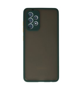 Samsung Galaxy A72 Kılıf Montreal Silikon Kapak - Koyu Yeşil
