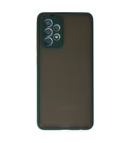 Samsung Galaxy A72 Kılıf Montreal Silikon Kapak - Koyu Yeşil