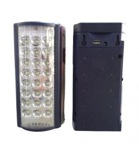 Fujita 2606L USB Şarj Çıkışlı 24 LED 80 Saat Akülü Şarjlı Işıldak Fujita