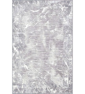 Eliana Home Baskılı, Yıkanabilir Kaymaz Taban Salon Halısı LNA0544 100x150 cm (Gri)