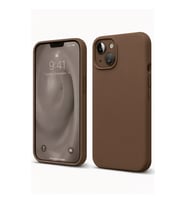 Apple iPhone 14 Kılıf First Silikon - Kahverengi