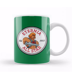 Eternia He Man All Star Converse Logo Kupa Bardak Porselen