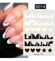 Üç boyutlu yapışkanlı sticker S014 (53790-8)