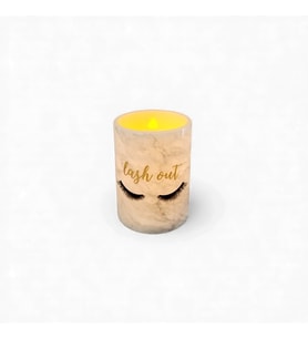 Lash Out Led Işıklı Mum