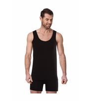 195 Erkek Modal Atlet Boxer Takım - Siyah