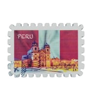 Peru Temalı Pul Magnet (Karışık)