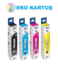Eko Kartuş Epson Ecotank L5190 (103 4 Renk) Takım Mürekkep