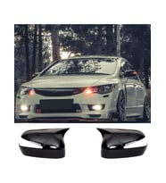 honda civic fd6 parlak siyah boyalı yarasa ayna kapağı