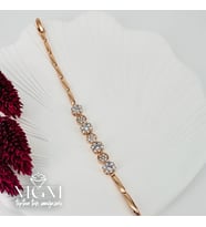 Zirkon Taşlı Pirinç Bileklikler 18,5 Cm - Kbl0048