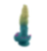 Konyax Rengi Mavi Yeşil Dildo Teması Canavar