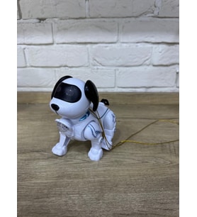 Işıklı Sesli Dans Eden Robot Köpek -Disko Köpek Işıklı ve Müzikli- Tasmalı Pilli İnteraktif Oyuncak Köpek