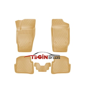Seat Cordoba 2006 3D Havuzlu Paspas Bej