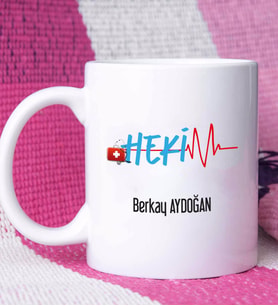 Doktora Hediye Hekim Tasarımlı Doktor Kupa Bardak