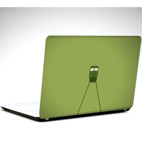 Tramvay Minimal Laptop Sticker 19 inch (40,5X27CM)