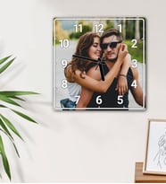 Kişiye Özel Fotoğraflı UV Baskılı Duvar Saati