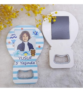 Hayaller Dükkanı 15 Adet 1 Yaş Resimli Balon Açacak Doğum Günü Magnet HDBL13