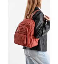 Kadın Sırt Çantası Günlük Kullanıma Uygun 32*25 Cm Klinkır Kumaş Çok Cepli Hafif Su İtici Kumaş