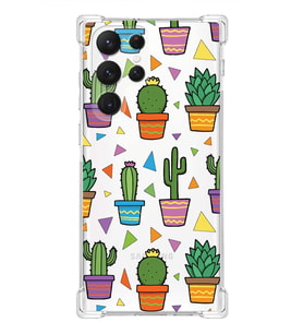 PrintiFy Samsung Galaxy S21 Ultra Uyumlu Water Color 4 Baskılı Şeffaf Köşe Korumalı Antişok Kılıf