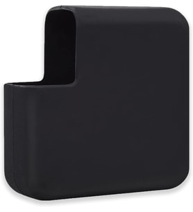 MacBook Şarj Aleti Kılıfı Silikon 45W A1374/A1436 MagSafe 1-2, 70W A2520 USB-C Uyumlu Air 11/13.3 ve Pro 14.2 Adaptör Koruyucu Siyah