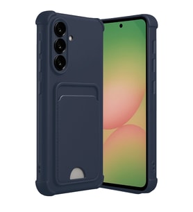 Samsung Galaxy A36 Kılıf Kelvin Kartvizitli Silikon - Lacivert