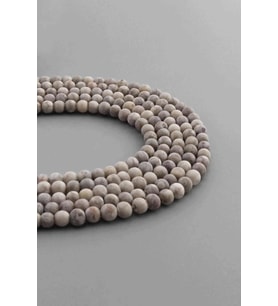 Jasper Doğal Taş Mat Küre Kesim 4mm Dizi [AA]