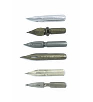 Copperplate kaligrafi divit uç seti (6 adet özel uç)