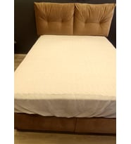 ALEZ Fitted 90178 Model Full Kenar Yatak koruyucu 150 Pamuk Beyaz Renk El Yapı