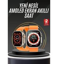 Mey İthalat® Akıllı Saat Android İos Uyumlu 49 Mm Nfc Özelliği Gps Takibi