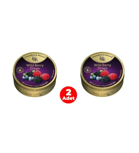 Cavendish & Harvey Clear Wild Berry Drops Karışık Orman Meyve Aromalı Şeker 175 Gr (2 ADET)