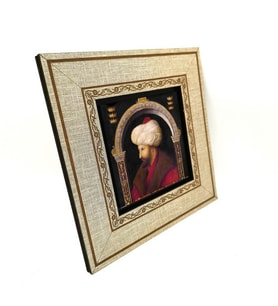 Fatih Sultan Mehmet Baskılı MDF Tablo
